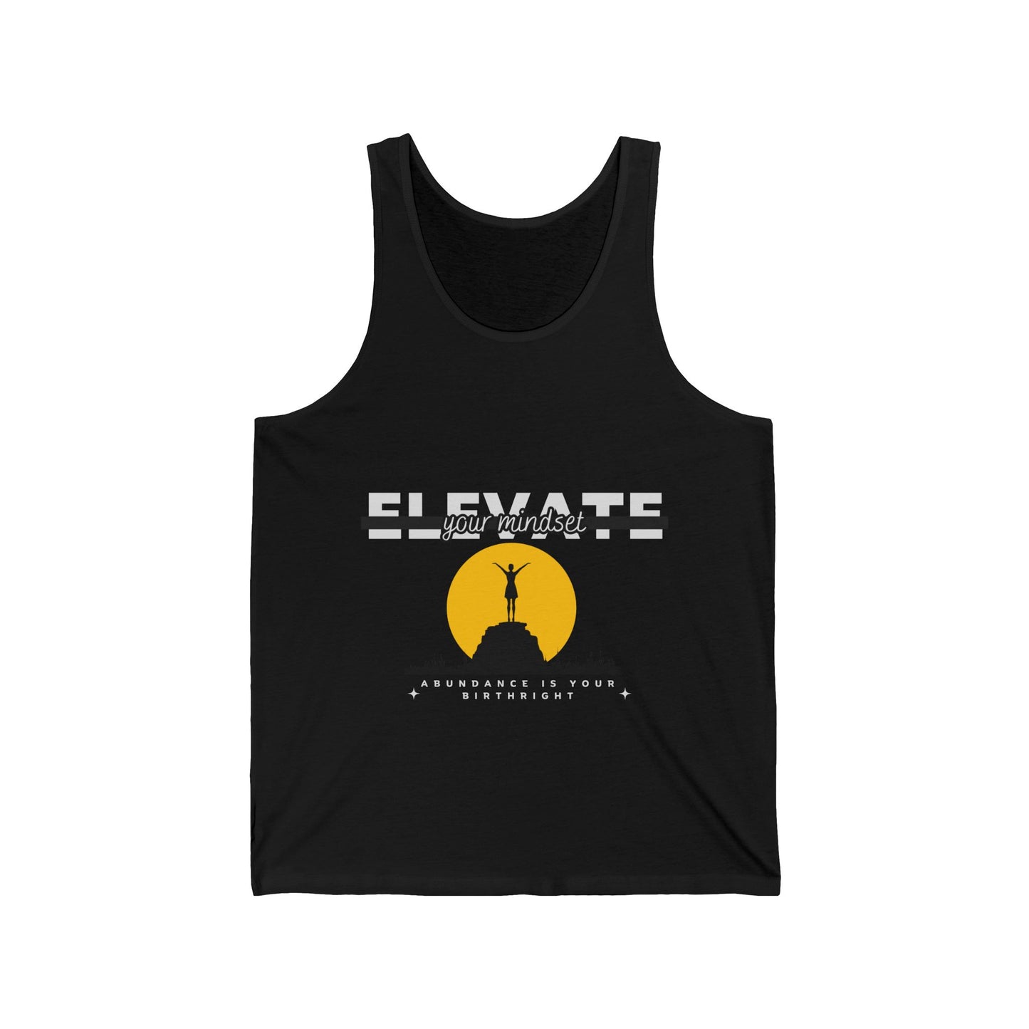 Elevate Your Mindset Unisex Jersey Tank