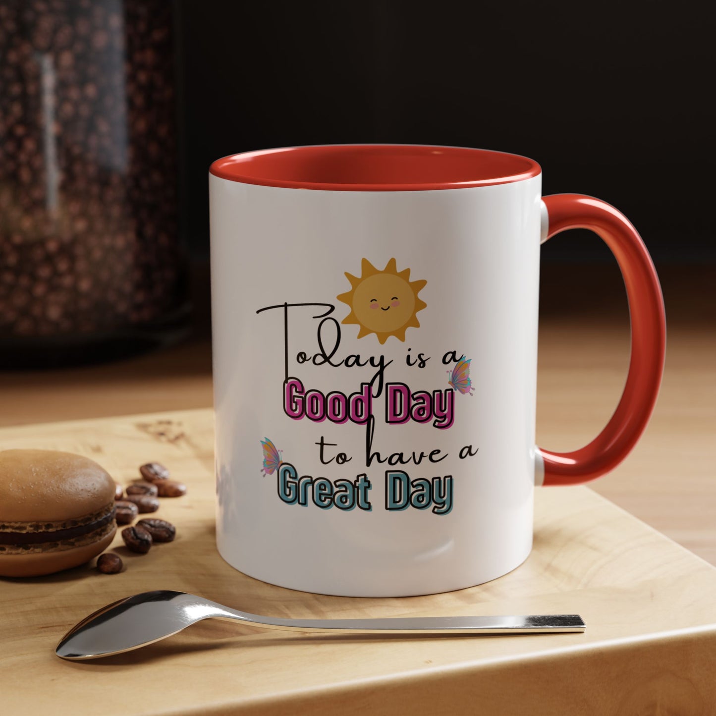 Today Is A Great Day Accent Color Mug