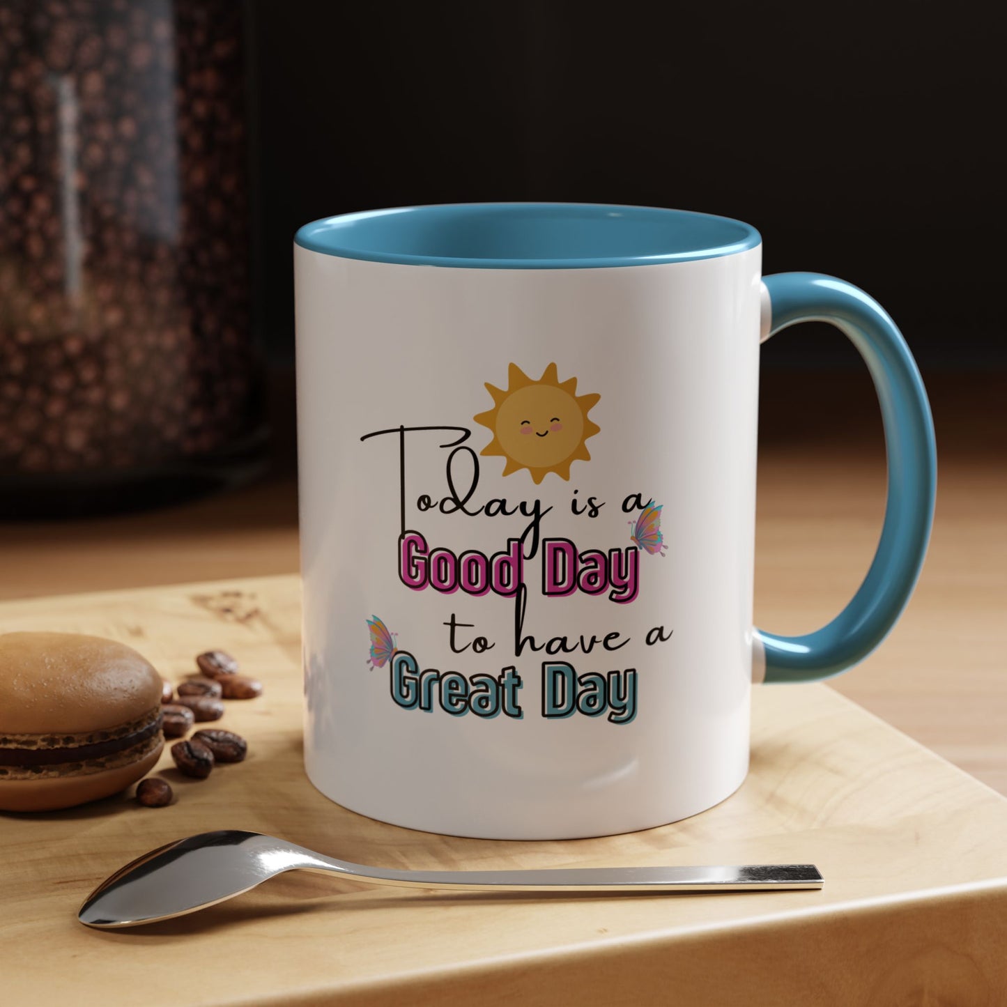 Today Is A Great Day Accent Color Mug