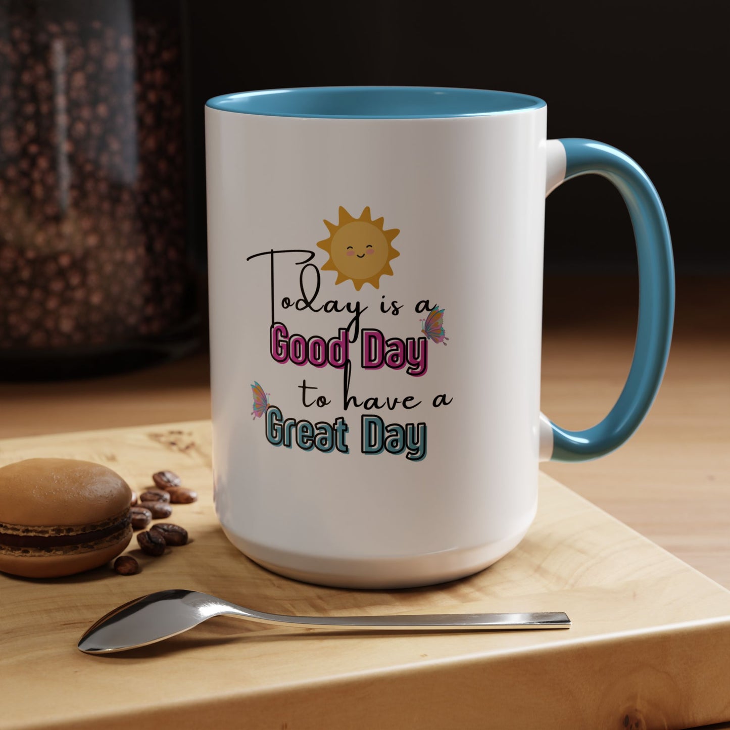Today Is A Great Day Accent Color Mug