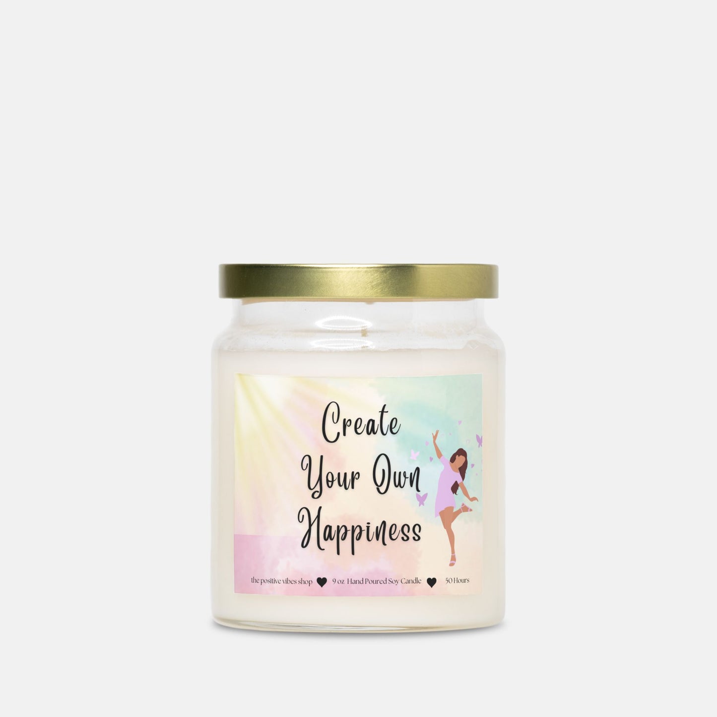 Create Your Own Happiness Candle