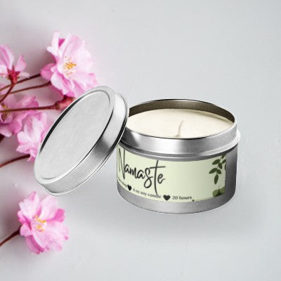 Namaste Mini Tin Candle
