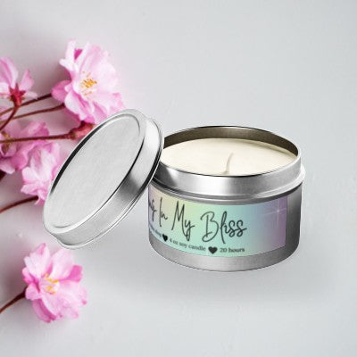 Living In My Bliss Mini Tin Candle
