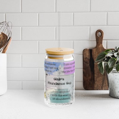 Personalized Glass Abundance Cup