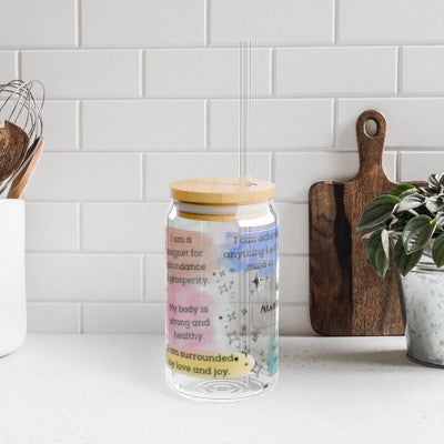 Personalized Glass Abundance Cup