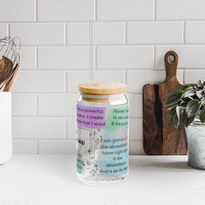 Personalized Glass Abundance Cup