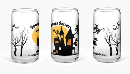 Spooky Season Glass Cup