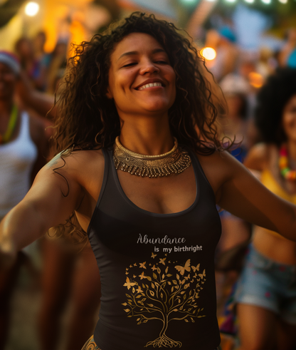 Abundance Is My Birthright Unisex Jersey Tank Top